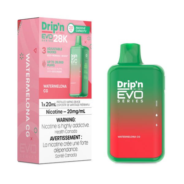 Drip’n by Envi EVO 28k – Watermelona CG psychedelic vape